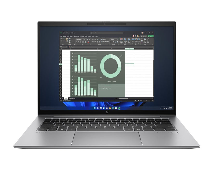HP ZBook Firefly G11 A AMD Ryzen™ 5 8640HS Мобилна работна станция 35,6 cm (14") WUXGA 16 GB DDR5-SDRAM 1 TB SSD Wi-Fi 6E (802.11ax) Windows 11 Pro AI PC Сив