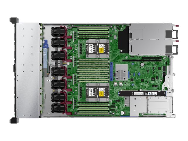 HPE ProLiant DL360 Gen10 1U Intel Xeon Silver 4208 2.10GHz 8-ядрен 1P 32 GB RDIMM 2R 2933 RAID MR416i-a/4GB 4x1GbE 8SFF 1x800W PSUHPE