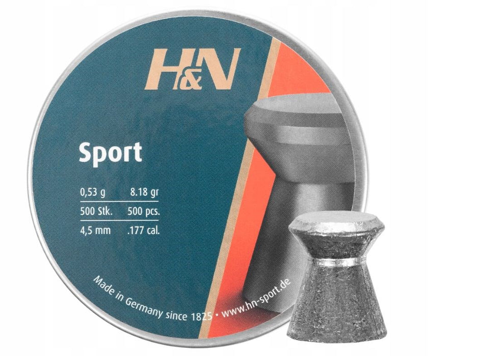 H&N Sport Glatt 4.5mm Diabolo shot (051-026) 500 бр.