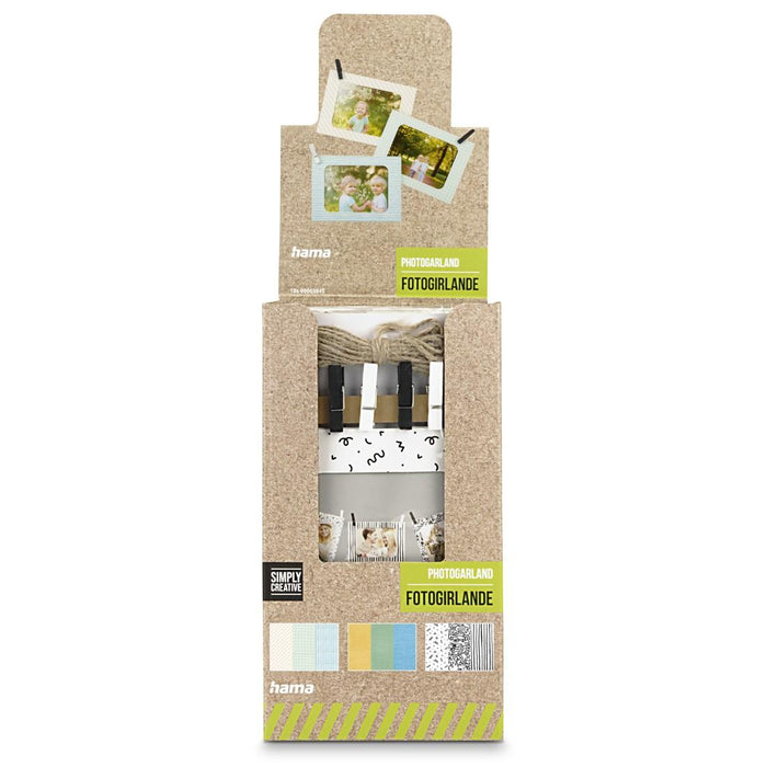 HAMA Фото Гирлянд "Mix" с въже и щипки, асорти