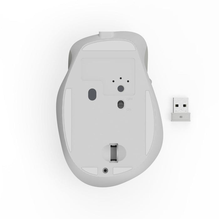 HAMA Безжична оптична мишка WM-500 Recharge, бяла, 6 бут.,800/1200/1600 dpi, безшумна