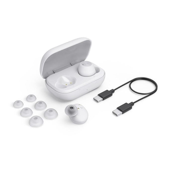 Hama Блутут слушалки &ldquo;Spirit Chop II&rdquo;, TWS, in-Ear, бяло