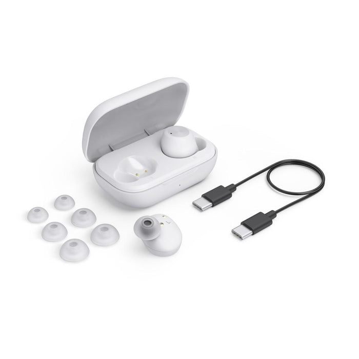 Hama Блутут слушалки &ldquo;Spirit Chop II&rdquo;, TWS, in-Ear, бяло