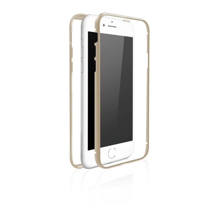 Гръб HAMA White Diamonds, 360&deg; стъкло, за Apple iPhone 7/8/SE 2020, Златист