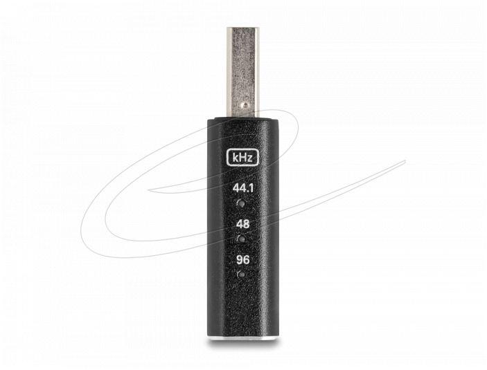 Delock Аудио конвертор, от дигитален към аналогов сигнал, USB Gaming, 24 Bit / 96 kHz