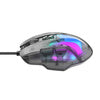 Жична мишка за игри Havit MS1011SE (прозрачна/черна)