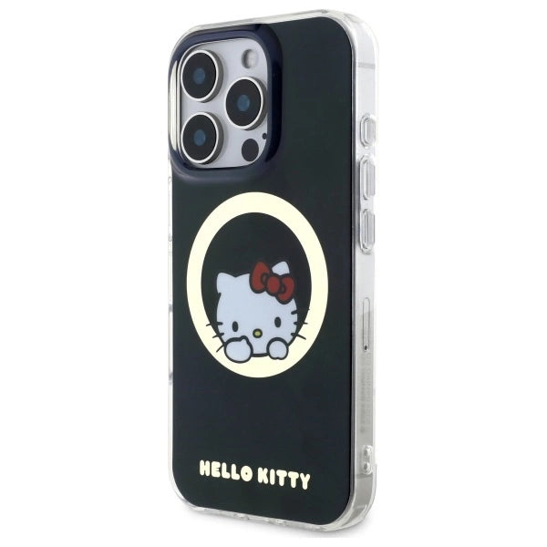 Калъф Hello Kitty IML Sweet Kitty Magsafe за iPhone 16 Pro - черен