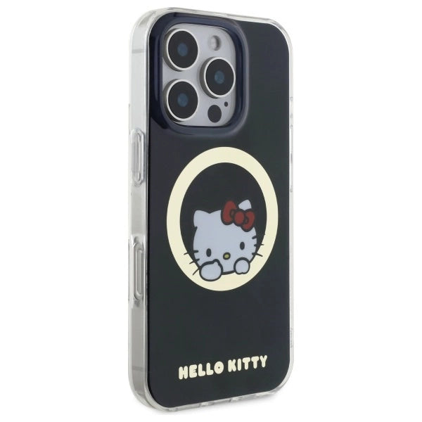 Калъф Hello Kitty IML Sweet Kitty Magsafe за iPhone 16 Pro - черен