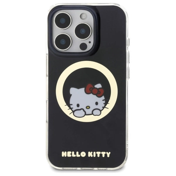 Калъф Hello Kitty IML Sweet Kitty Magsafe за iPhone 16 Pro - черен