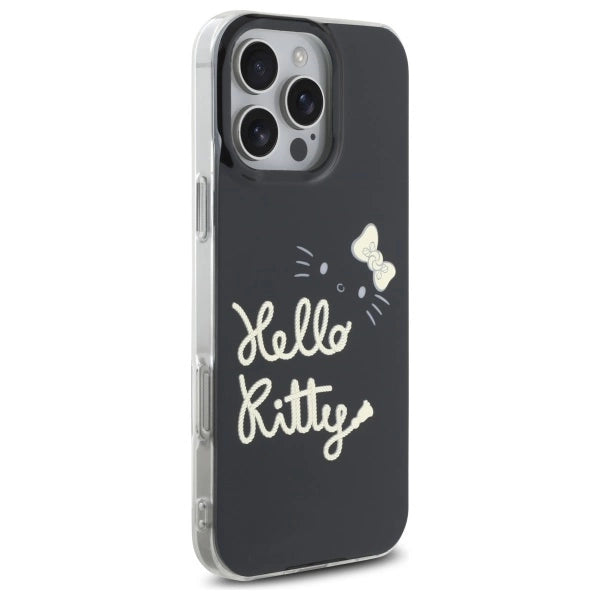Калъф Hello Kitty IML Golden Diva MagSafe за iPhone 16 Pro Max - черен