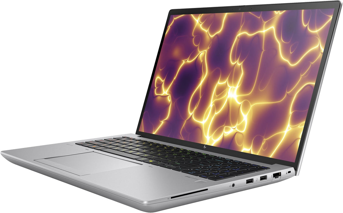 HP ZBook Fury 16 G11 Intel® Core™ i9 i9-14900HX Мобилна работна станция 40,6 см (16") WUXGA 64 GB DDR5-SDRAM 2 TB SSD NVIDIA Quadro RTX 4000 Wi-Fi 7 (802.11be) Windows 11 Pro Сив