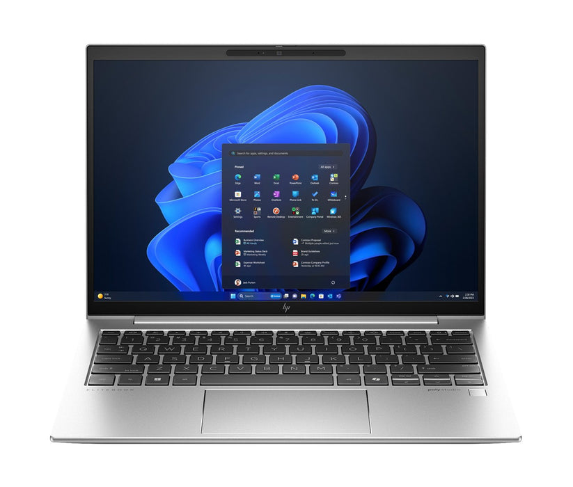 HP EliteBook 830 13 инча преносим компютър G11 Intel Core Ultra 5 125U Лаптоп 33,8 см (13,3") WUXGA 16 GB LPDDR5x-SDRAM 512 GB SSD Wi-Fi 6E (802.11ax) Windows 11 Pro Сребрист