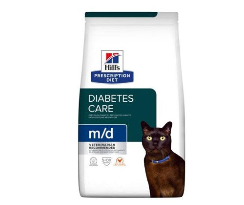 HILL'S PD M/D Diabetes Care Chicken - суха храна за котки - 3 кг