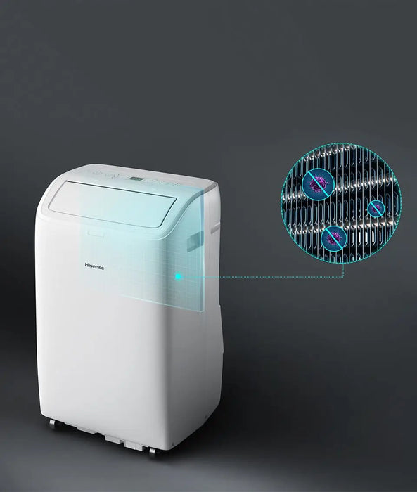 МОБИЛЕН КЛИМАТИК HISENSE APH12QC, 12000 BTU, ОТОПЛЕНИЕ/ОХЛАЖДАНЕ
