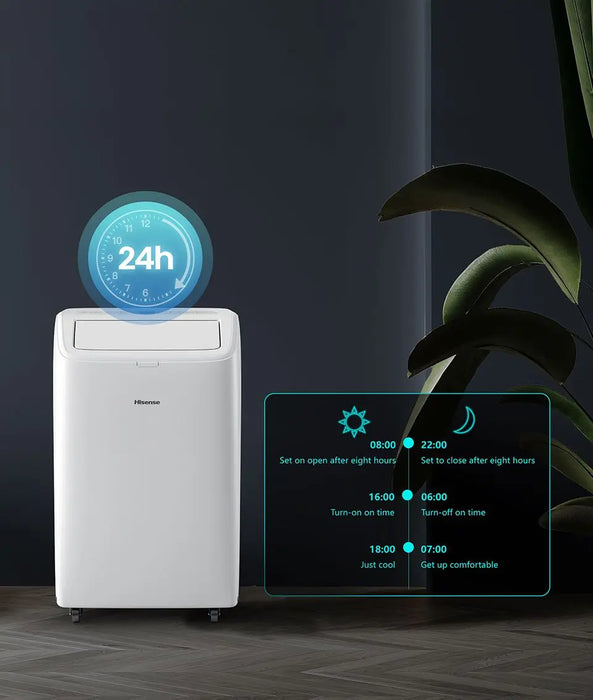 МОБИЛЕН КЛИМАТИК HISENSE APH12QC, 12000 BTU, ОТОПЛЕНИЕ/ОХЛАЖДАНЕ