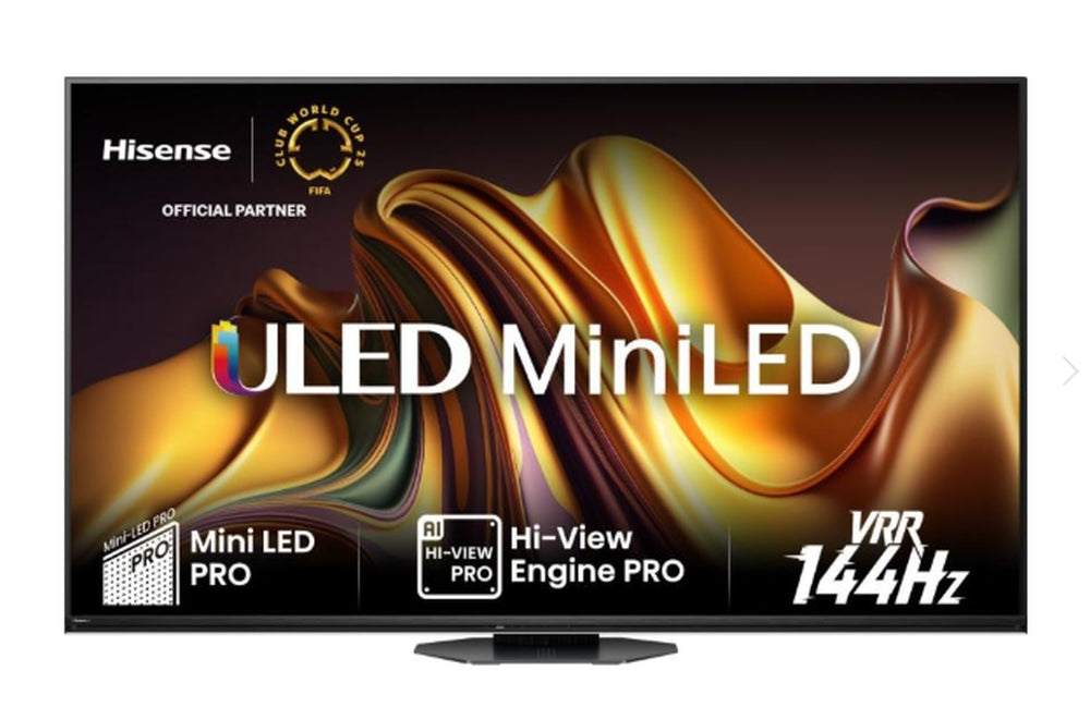 Hisense 75" U8NQ, 4K Ultra HD 3840x2160, ULED Pro, FALD, Quantum Dot, 144Hz, IPS, Светлинен сензор, HDR 10+, HLG, Dolby Vision IQ, Dolby Atmos, Smart TV, WiFi 5GHz, WiFi Direct, BT, Anyview Cast, 4xHDMI, 2xUSB, LAN, CI+, DVB-T2/C/S2, черен