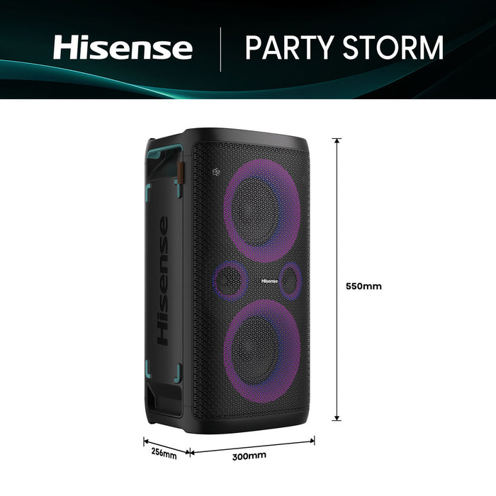 Преносими блутут колони Hisense Черен 300 W