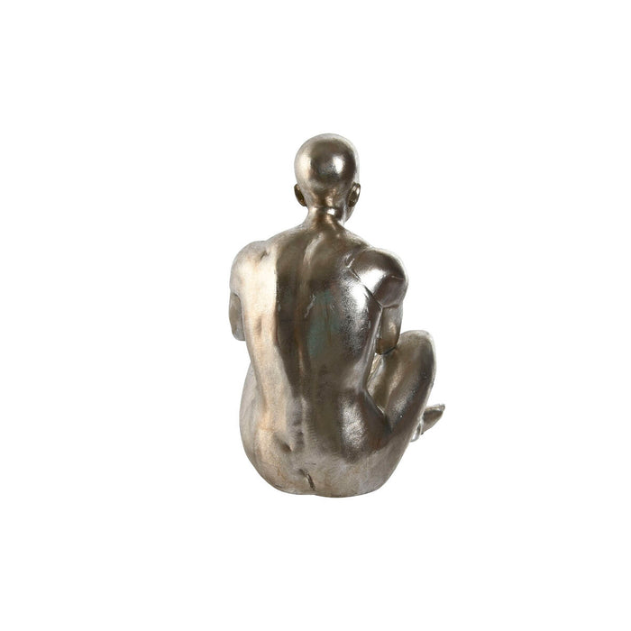 Декоративна фигурка Home ESPRIT Златен Сребрист 19 x 13,5 x 22 cm (2 броя)