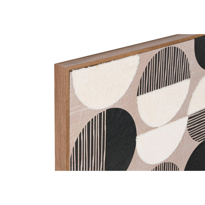 Пластно Home ESPRIT Кожа Бор Пластно 80 x 2,4 x 80 cm