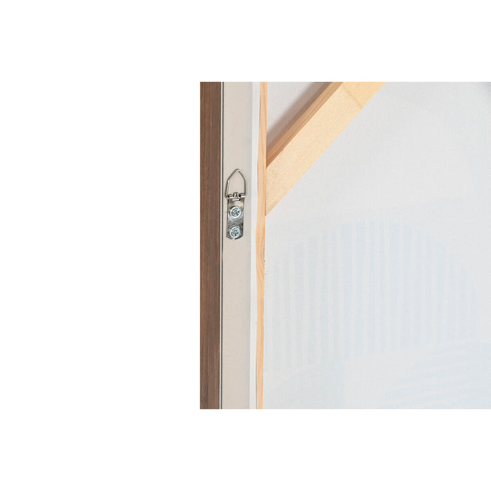 Пластно Home ESPRIT Кожа Бор Пластно 80 x 2,4 x 80 cm