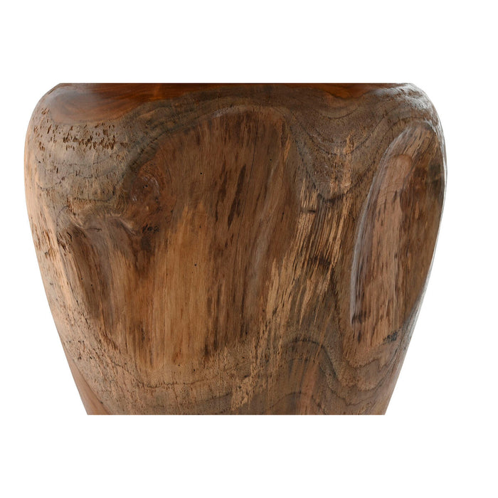 Ваза Home ESPRIT Естествен Тъмно сив Тик 34 x 34 x 40 cm