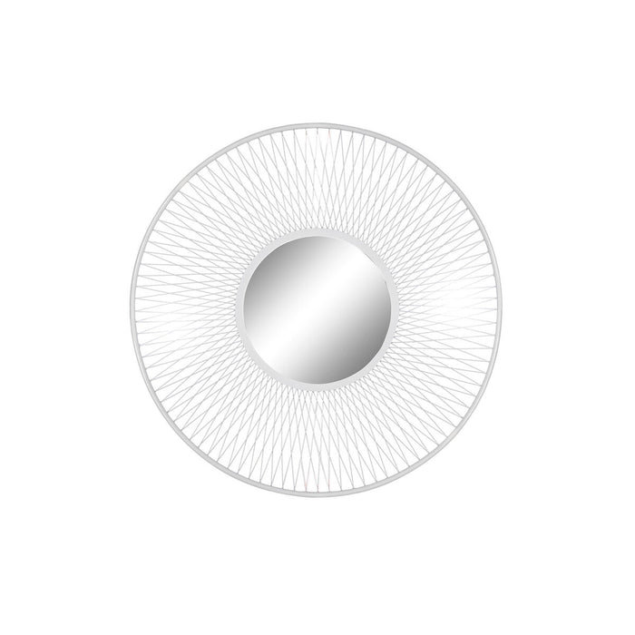 Стенно огледало Home ESPRIT Бял Град 90 x 2 x 90 cm