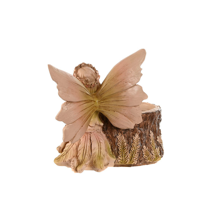 Декоративна фигурка Home ESPRIT Кафяв Фея 18 x 10 x 15 cm (2 броя)