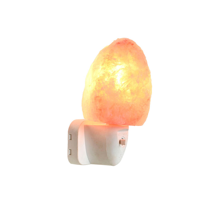 Стенна лампа Home ESPRIT Бял Розов Сол 15 W Арабин 220 V 6 x 12 x 12 cm