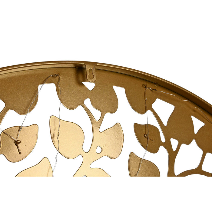 Декорация за стена Home ESPRIT Черен Златен Буда Ориенталски 100 x 1 x 100 cm (2 броя)