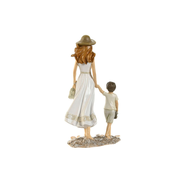 Декоративна фигурка Home ESPRIT Бял Бежов 14,5 x 8 x 24,5 cm (2 броя)