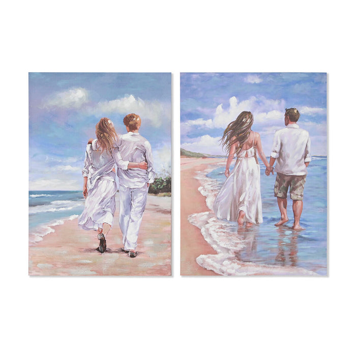 Пластно Home ESPRIT Пластно Дървен MDF 70 x 3 x 100 cm