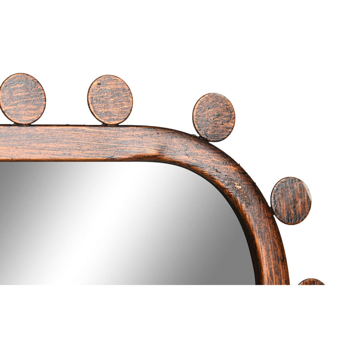 Стенно огледало Home ESPRIT Черен Златен Неокласически 44 x 2,5 x 64 cm