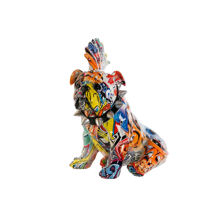 Декоративна фигурка Home ESPRIT Многоцветен Куче 17 x 25 x 27 cm