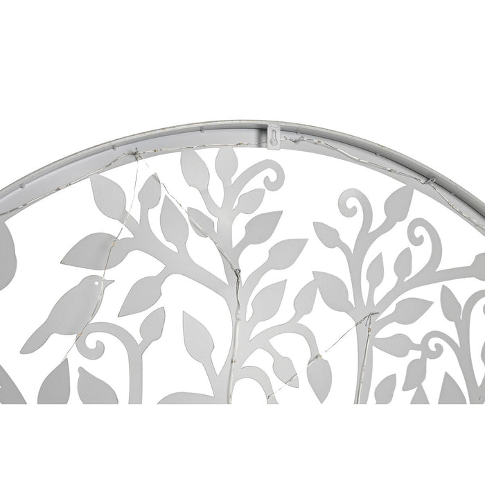 Декорация за стена Home ESPRIT Бял Дърво Cottage 99 x 2 x 99 cm