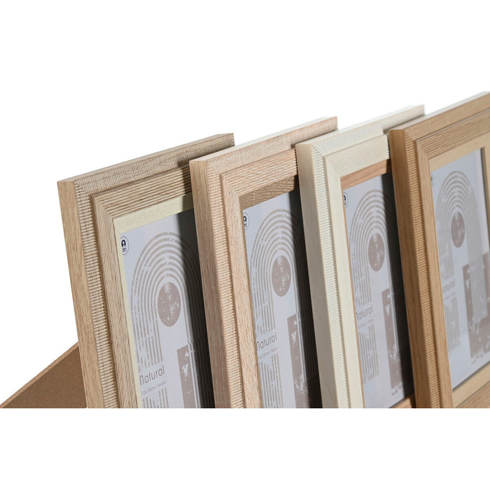 Рамка за снимки Home ESPRIT Многоцветен Кристал Дървен MDF Скандинавски 13 x 2,8 x 18 cm (4 броя)