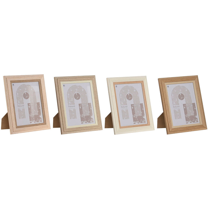 Рамка за снимки Home ESPRIT Кристал Дървен MDF 18 x 2,8 x 23 cm (4 броя)