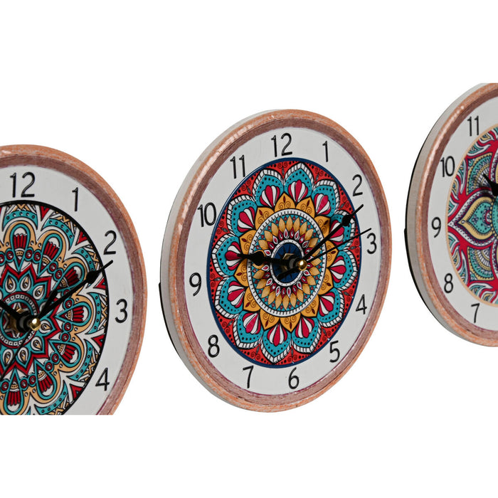 Lauakell Home ESPRIT Многоцветен Mandala Мозайка (3 броя)