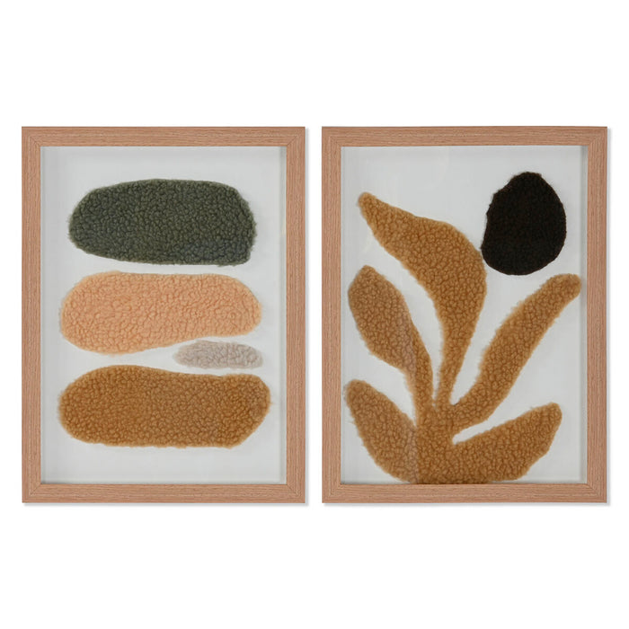 Картина Home ESPRIT Абстрактен Град 30 x 2,5 x 40 cm (2 броя)