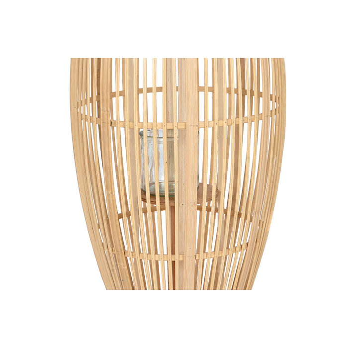 Поставка за свещ Home ESPRIT Естествен Светло кафяв Бамбук 35 x 35 x 85 cm