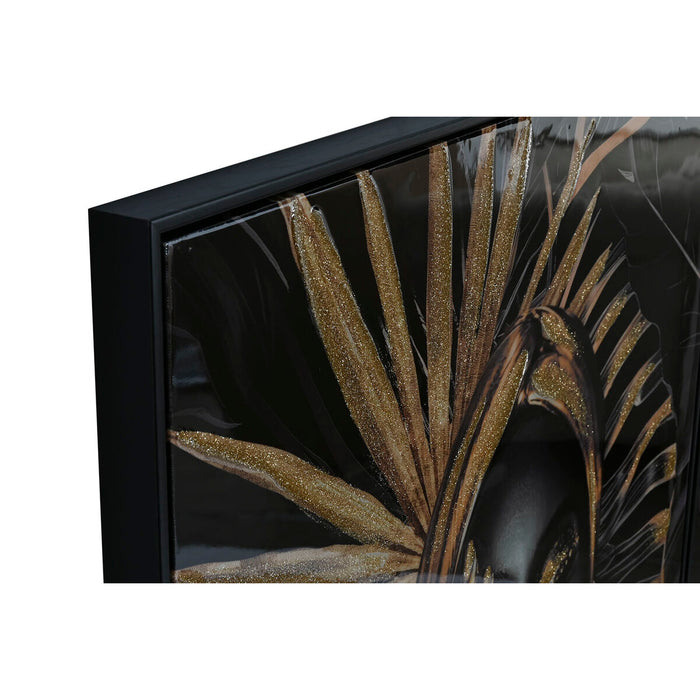 Картина Home ESPRIT Модерен Африканка 80 x 3,5 x 120 cm (2 броя)