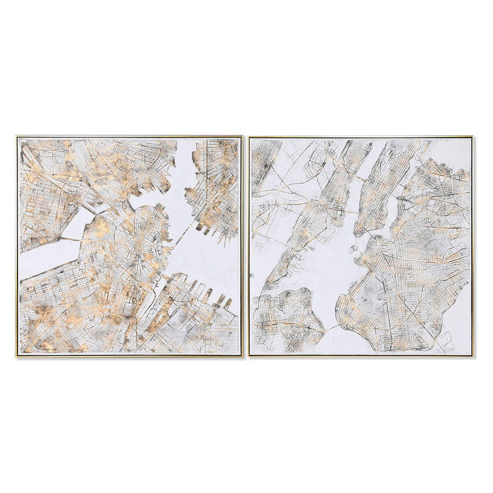 Пластно Home ESPRIT полистирен Пластно 102 x 4,5 x 102 cm