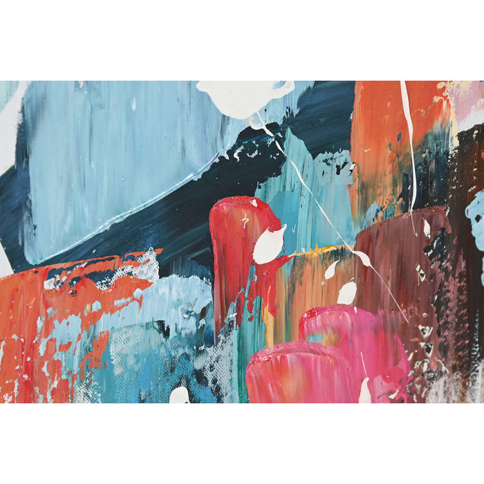 Картина Home ESPRIT Абстрактен Модерен 82 x 4,5 x 82 cm (2 броя)