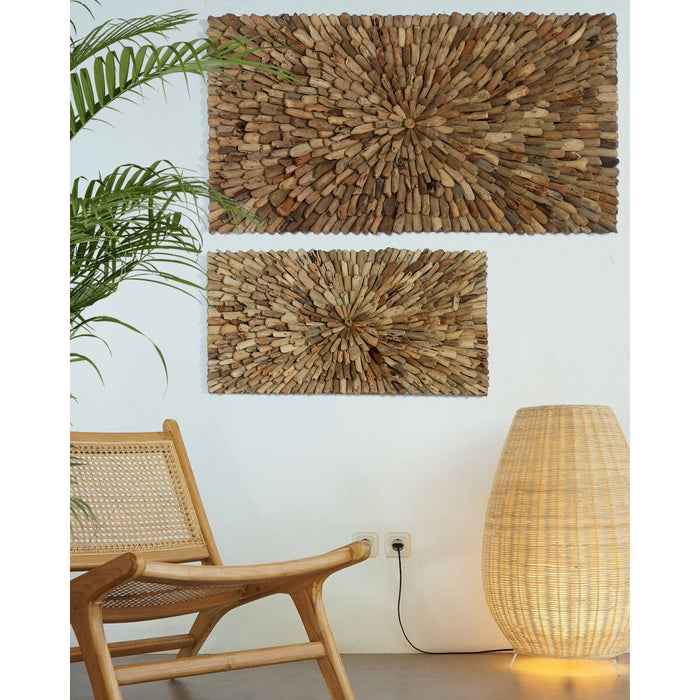 Декорация за стена Home ESPRIT Естествен Средиземноморско 120 x 10 x 60 cm