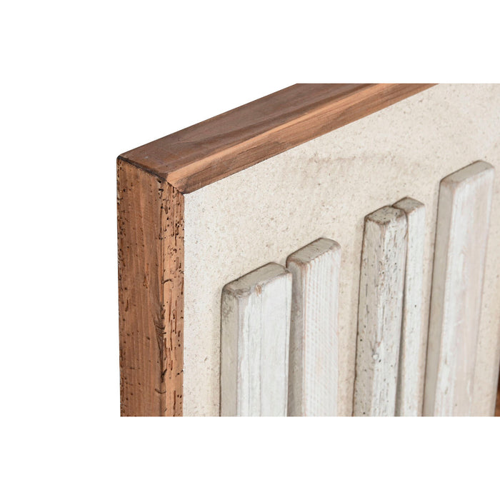 Картина Home ESPRIT Бор Рециклирано дърво 42,5 x 4 x 62,5 cm 44 x 6 x 64 cm