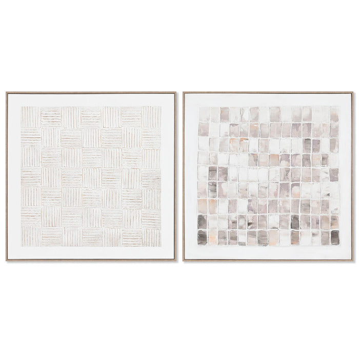 Пластно Home ESPRIT Бор Пластно 82 x 4,5 x 82 cm 82,2 x 4,5 x 82,2 cm