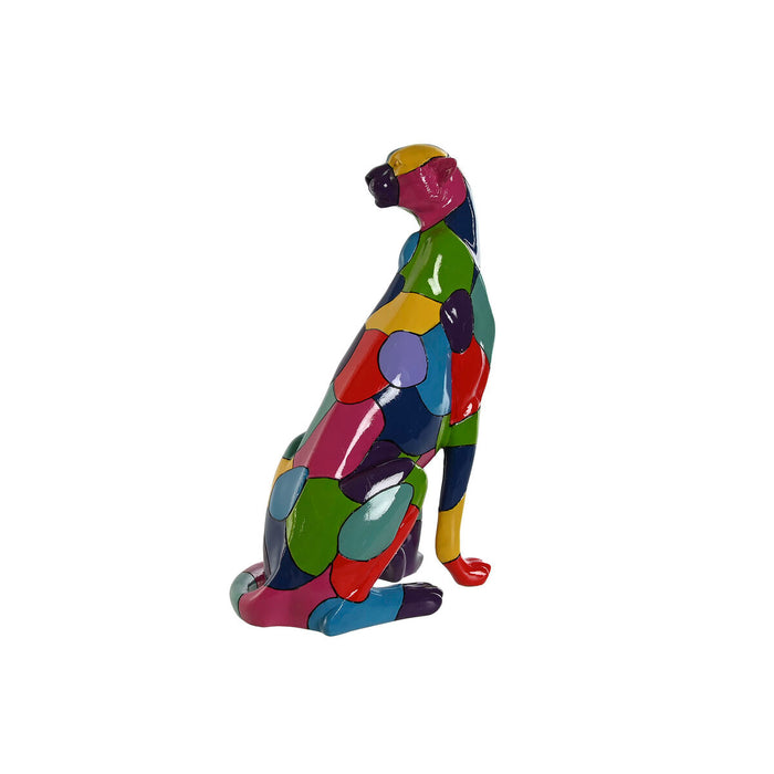 Декоративна фигурка Home ESPRIT Многоцветен Пантера 25 x 18 x 41 cm