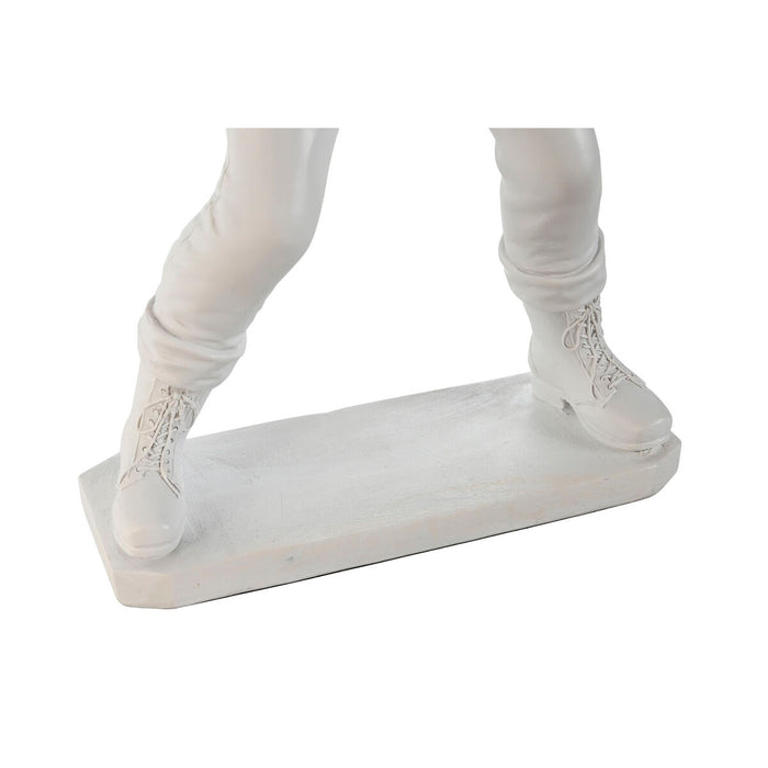 Настолна лампа Home ESPRIT Бял Златен Смола 220 V 32 x 13 x 52 cm