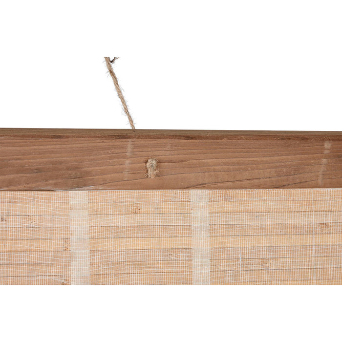 Декорация за стена Home ESPRIT Черен Естествен Карта на Света 149 x 2 x 105 cm