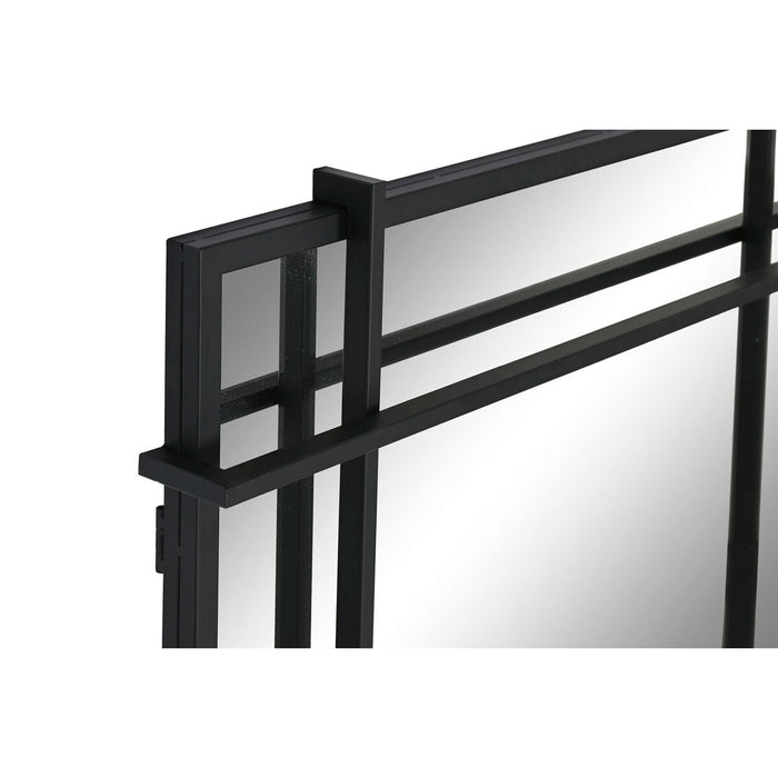 Стенно огледало Home ESPRIT Черен Модерен 65 x 6 x 95 cm