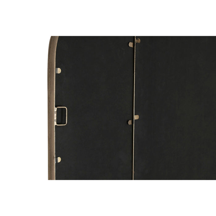 Стенно огледало Home ESPRIT Златен Кристал Желязо Модерен 122 x 3 x 208 cm